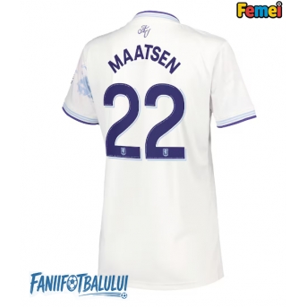 Aston Villa Ian Maatsen #22 Tricou Fotbal Replică 2025-26 Femei Treilea